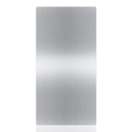Isohit 32 x 16 Inch Stainless Steel Hand Dryer Wall Splash Guard Metal Wall Panels Backsplash Protector with Ultra Strength Adhesive for Bathroom, Kitchen, Restroom