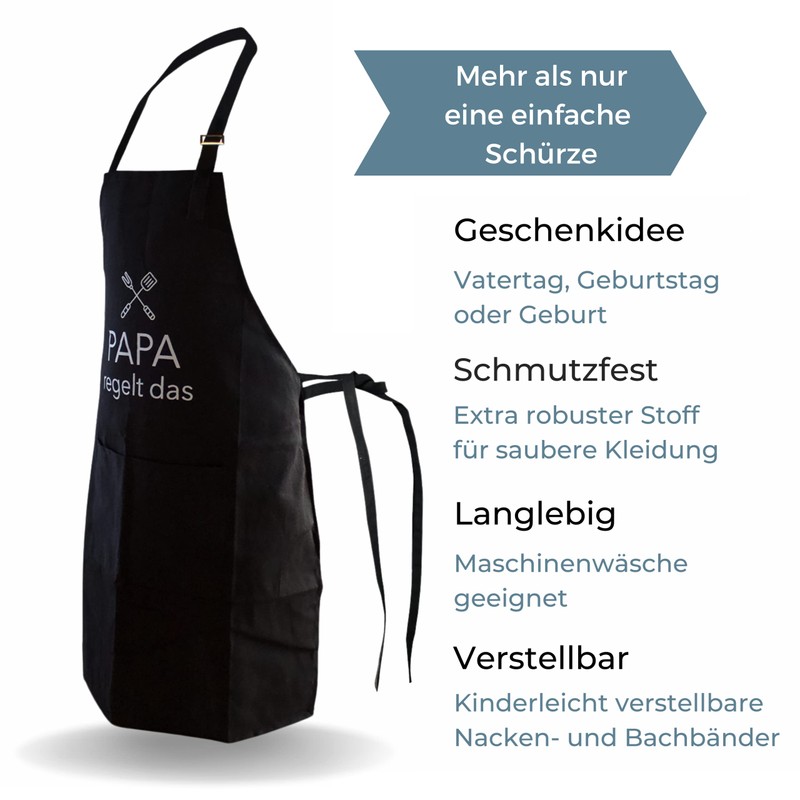 EliXito Cooking / Kitchen Apron, 100% Cotton - Easy Care