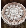 Lelefly Cotton Handmade Crochet lace Table Runners Round Tablecloth Doilies