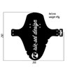 Rie:Sel Unisex Adult Kol Oss Front Fork Mudguard Fender -