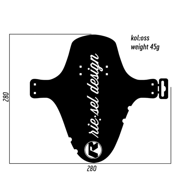Rie:Sel Unisex Adult Kol Oss Front Fork Mudguard Fender -