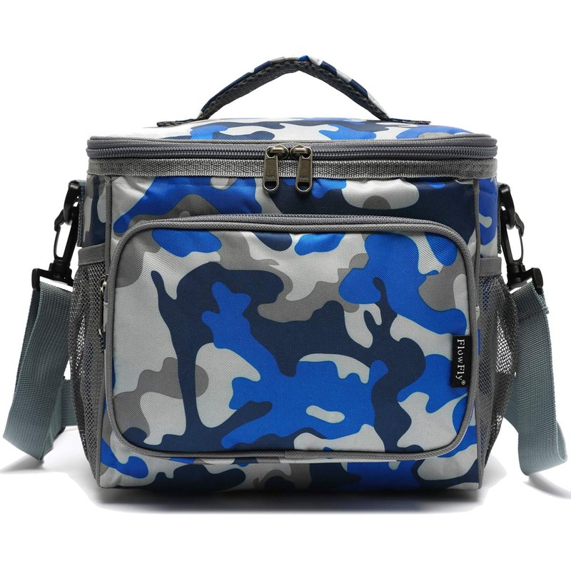 FlowFly Insulated Reusable Lunch Bag Adult Large Lunch Box for