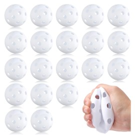 INTOWIND Practice Baseballs 20 Pack Baseballs 9 Inch Durable EVA Hollow Softball Baseballs Training Baseballs for Kids Adult, Safe Throwing, Catching and Batting Practice for Indoor & Outdoor