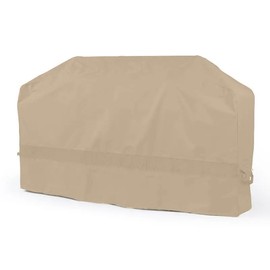 Covermates Island Grill Cover - Weather Resistant Outdoor Cover, Heavy Duty BBQ Covers for Large Island, Classic 12-Guage Vinyl, 86 Inch, Classic Tan