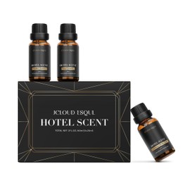 JCLOUD ESQUL Hotel Diffuser Oil Gift Set | Top 3 Diffuser Oils Scents for Home Inspired by 5-Star Hotel Scents -Ritz Carlton, Westin and W Hotels, Hotel Scent Essential Oil Blends, 3x20mL