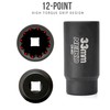 NEIKO 02524A 33mm Socket | 1/2” Drive Deep Impact Socket