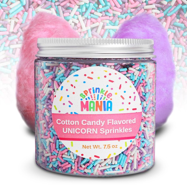 Cotton Candy Sprinkles for Cupcakes – Tastes Exactly Like the