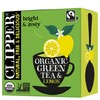 Clipper Tea Green Tea & Lemon Teabags – USDA Organic,