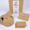 PresentFill® 25 Mini Envelopes with Cards - Natural Brown -