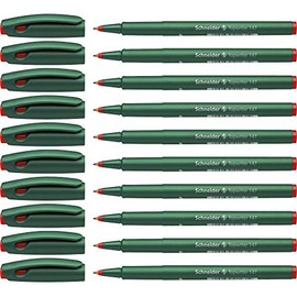 Schneider Schreibgeräte TOPWRITER 147 Pens 0.6 mm Pack of 10 Red