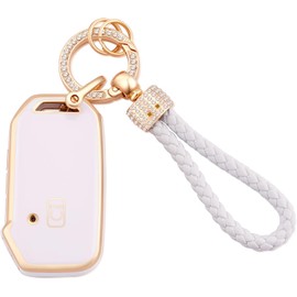 EKALA for Kia Key Fob Cover 5 Buttons Soft TPU Full Covers Protection Keys Shells Keychains Fit for Kia Cerato Ceed Forte NIRO Seltos Sorento Sportage Soul Telluride Smart Key Fob Case Protector(Ki)