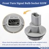Getfarway 33302-T2A-A01 Front Turn Signal Bulb Socket S25W Compatible with