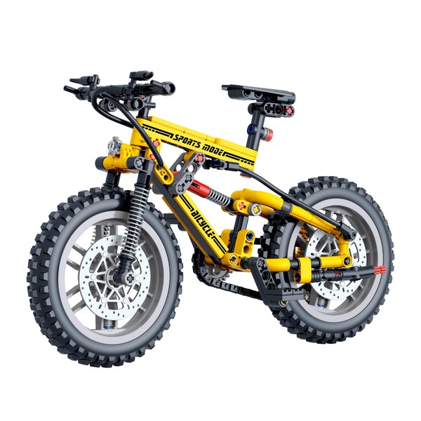 SymGrpu Sport Mode Mountain Bike Building Blocks Kit, 240 Pieces