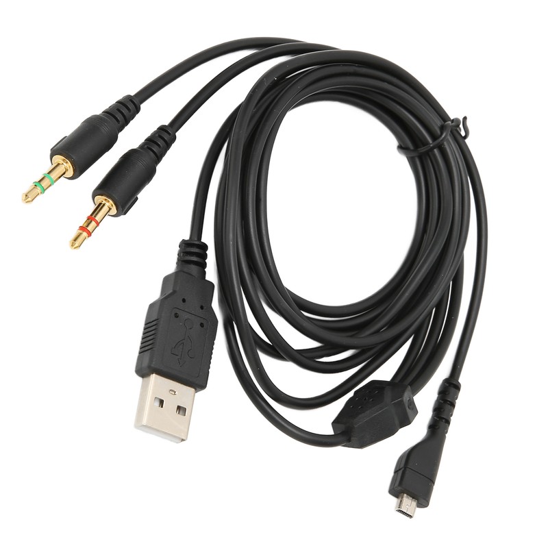 Headphone Audio Cable USB and 3.5mm Audio Jack Audio Cord