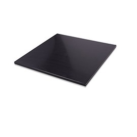 HDPE (High Density Polyethylene) Plastic Sheet 1/2" x 12" x 12" Black
