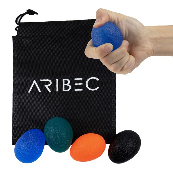 ARIBEC: Set of 4 Adult Hand Stress Ball 15-30 kg