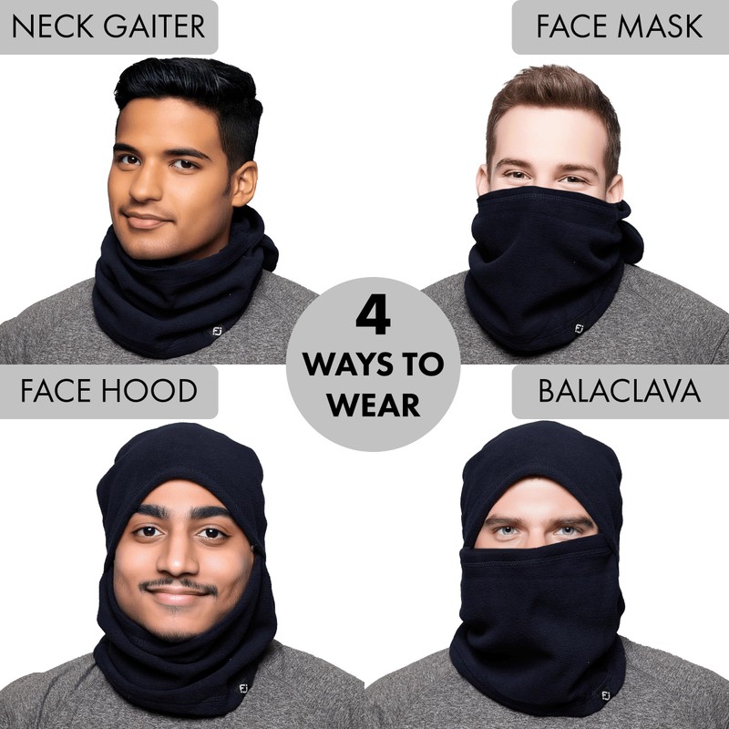 Insulated Fleece Balaclava Ski Mask Face Cover for Men &