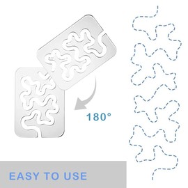 Plantillas de acolchado de movimiento libre para reglas de acolchado a máquina