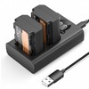 K&F CONCEPT 2600mAh NP-FZ100 Battery and Charger Set, Compatible with