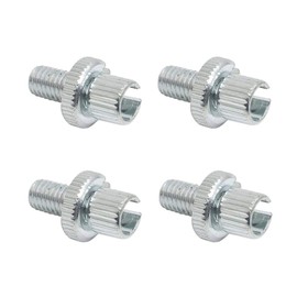 AUTOVIC Clucth Brake Cable Adjuster For Honda Yamaha Kawasaki Suzuki ATV Motorcycle 8mm Universal Cable Adjuster Nut Bolts(Silver)