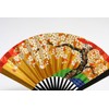 Hasegawa Kyoto Fan, Decorative Fan, Black Dyed Bone Fan Stand,