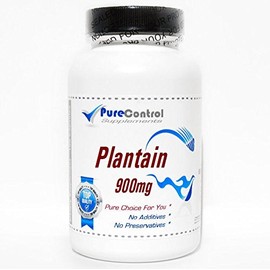 Plantain 900mg // 180 Capsules // Pure // by PureControl Supplements
