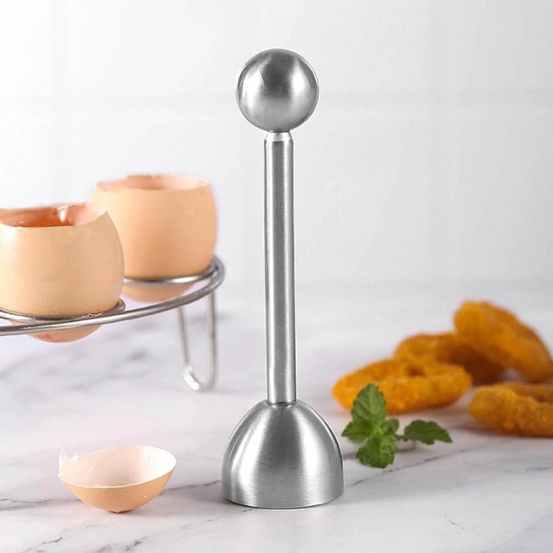 GOIYZTTR Egg Topper Egg Cutter Stainless Steel Egg Opener Egg