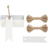 I.U.O.T 100 pcs Mini Kraft Gift Tags | 7x2cm |