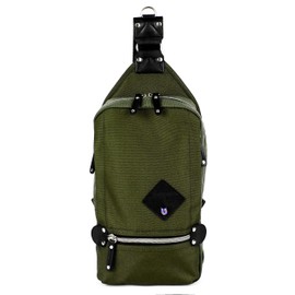 Harvest Label Sling Pack Mono Sling Mens Shoulder Bag (Army Green)