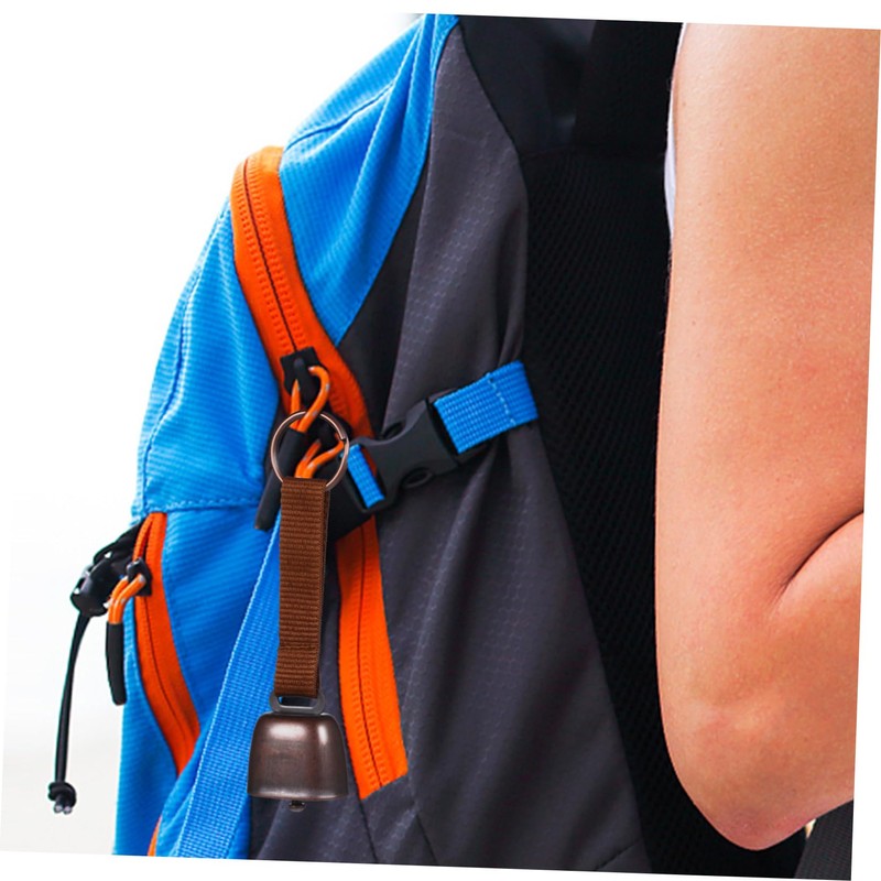 SUPVOX Pair of Sturdy Bear Warning Bells Soft Nylon Webbing