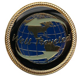 Artisan Owl United States Navy Brat USN Well Traveled Challenge Coin