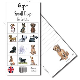 Bryn Parry To Do List Magnetic Notepad. Small Dogs