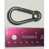 Stainless Steel 316 Spring Hook with Eyelet Carabiner 1/4" Marine