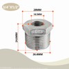 Bwintech 6 Pcs 3/4" Male to 1/2" Female BSP Thread
