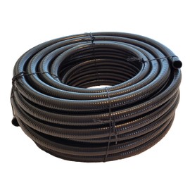 Flexible PVC Non Metallic UL Black Liquid Tight Electrical Conduit (3/4" Dia x 50 ft)