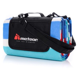 meteor Picnic Blanket, Waterproof, Sand-proof, Thermal Insulated Fleece Mat for the Outdoors, Beach, Camping, Sleeping, multicolour, l