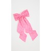 LOVESHACKFANCY Women's Lorna Bow Barette, Carnation Hearts, Pink, One Size
