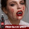 Halloween Fake Blood Spray with Replaceable Tip, Washable Realistic SFX