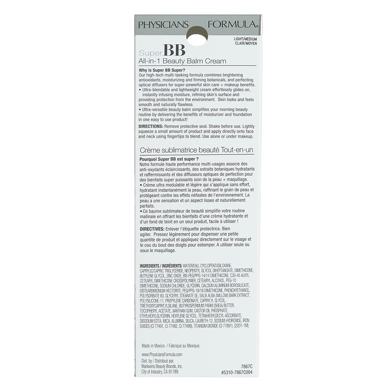 Physicians Formula Super BB Cream. All in 1 Tinted Beauty