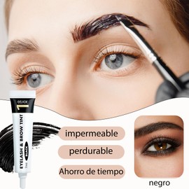 10 Piezas Lifting de Pestañas Kit, Kit de Laminado de Cejas, 2 En 1 Lash Lifting de Pestañas, Crea Cejas Más Gruesas y Duraderas, Rizador de Pestañas Permanente para uso en Salón de Belleza. (Negro)