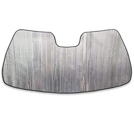 Autotech Park Front Windshield Sunshade Compatible with 2014-2021 Jeep Grand Cherokee SUV, Custom-fit Windshield Sun Shade