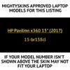 MightySkins Skin Compatible with HP Pavilion x360 15" (2017) -