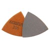 Triangular Diamond Polishing Pads for Corner Edge, Electroplated Sanding Pads