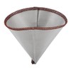 Reusable Coffee Filter Cone Shape Fine Filtering 304 Stainless Steel