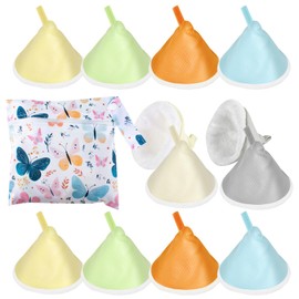Pipi Teepee Baby Boy Solid Colour 12 Pieces Pee Teepee Baby Nappy Cap and 1 Nappy Bag, Strong Water Absorption Stay Dry When Changing Nappy More Comfort, Boys Nappy Changing Accessories