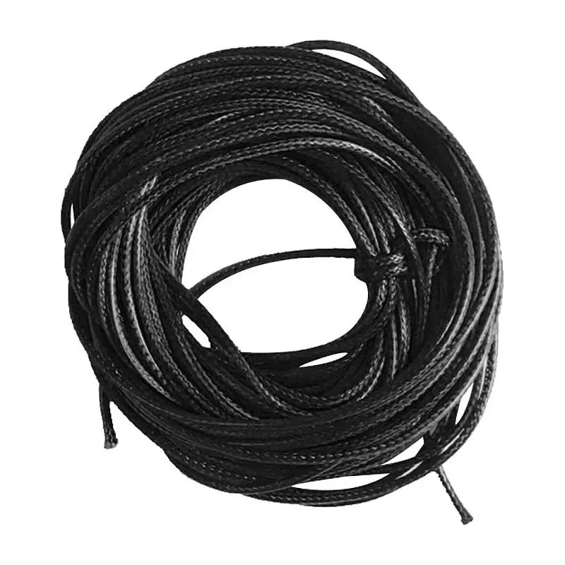 Hilo Encerado Para Cuero Negro