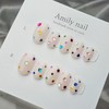 Cutie Gemstone [Handmade Nail Tips] Emily Nail - Medium Square