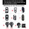 ontto Keyless Entry Smart Remote Key Fob Case Compatible with