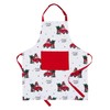 AMOUR INFINI Cotton Womens Apron for Kitchen, Grilling, Baking with