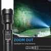 Sulitcamp Rechargeable Flashlights High Lumens, Super Bright Flash Light, 2-in-1